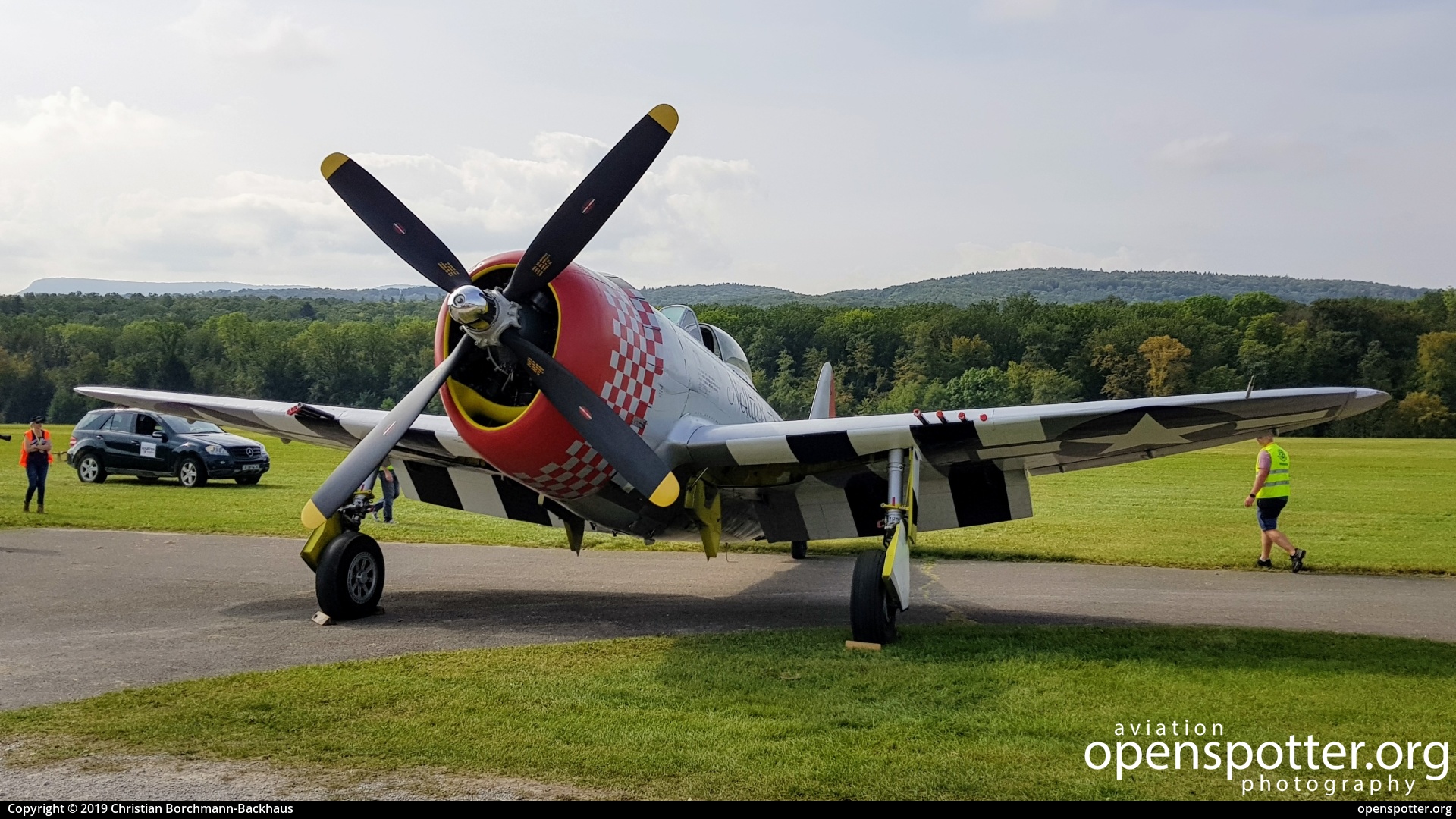 G-THUN - Private / Untitled Republic P-47D Thunderbolt at Flugplatz Hahnweide (EDST) taken by Christian Borchmann-Backhaus | openspotter.org | ID: 64359