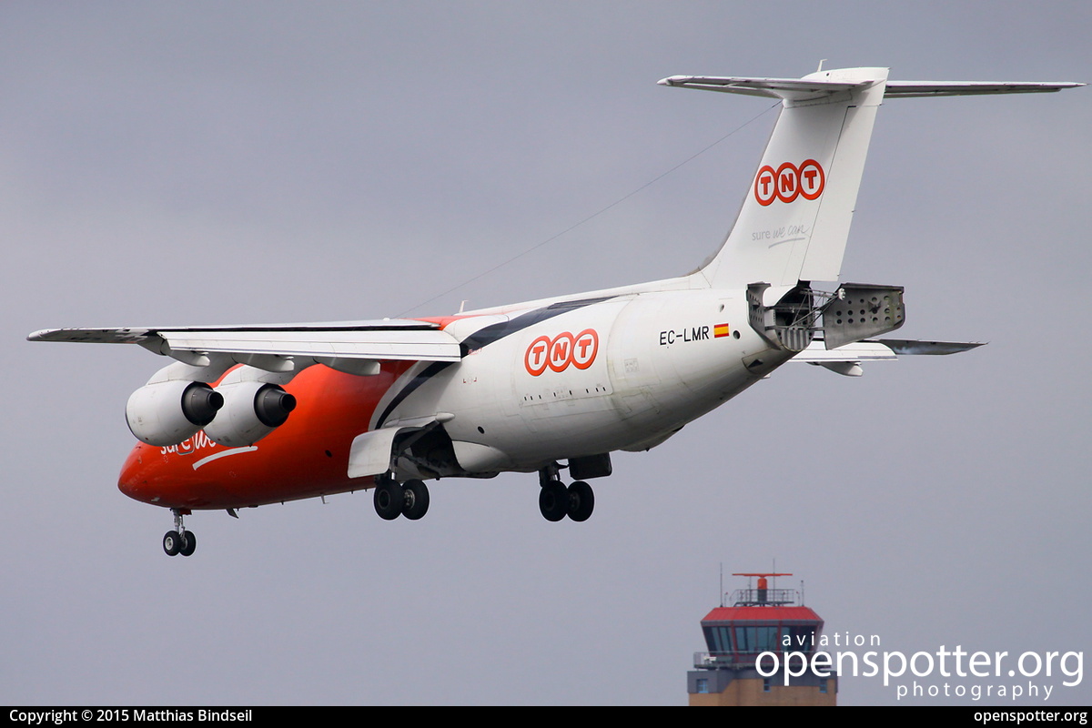 EC-LMR - TNT International Aviation British Aerospace 146-300QT at Berlin-Schönefeld International Airport (SXF/EDDB) taken by Matthias Bindseil | openspotter.org | ID: 22388