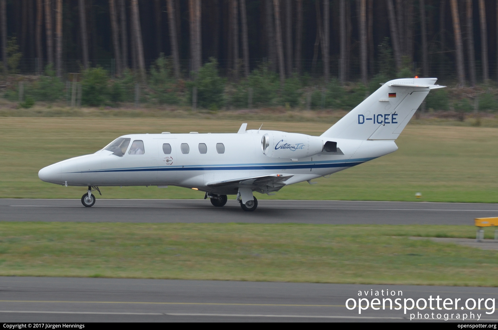 D-ICEE - Private / Untitled Cessna 525 Citation CJ1 at Flugplatz Schönhagen (EDAZ) taken by Jürgen Hennings | openspotter.org | ID: 52999