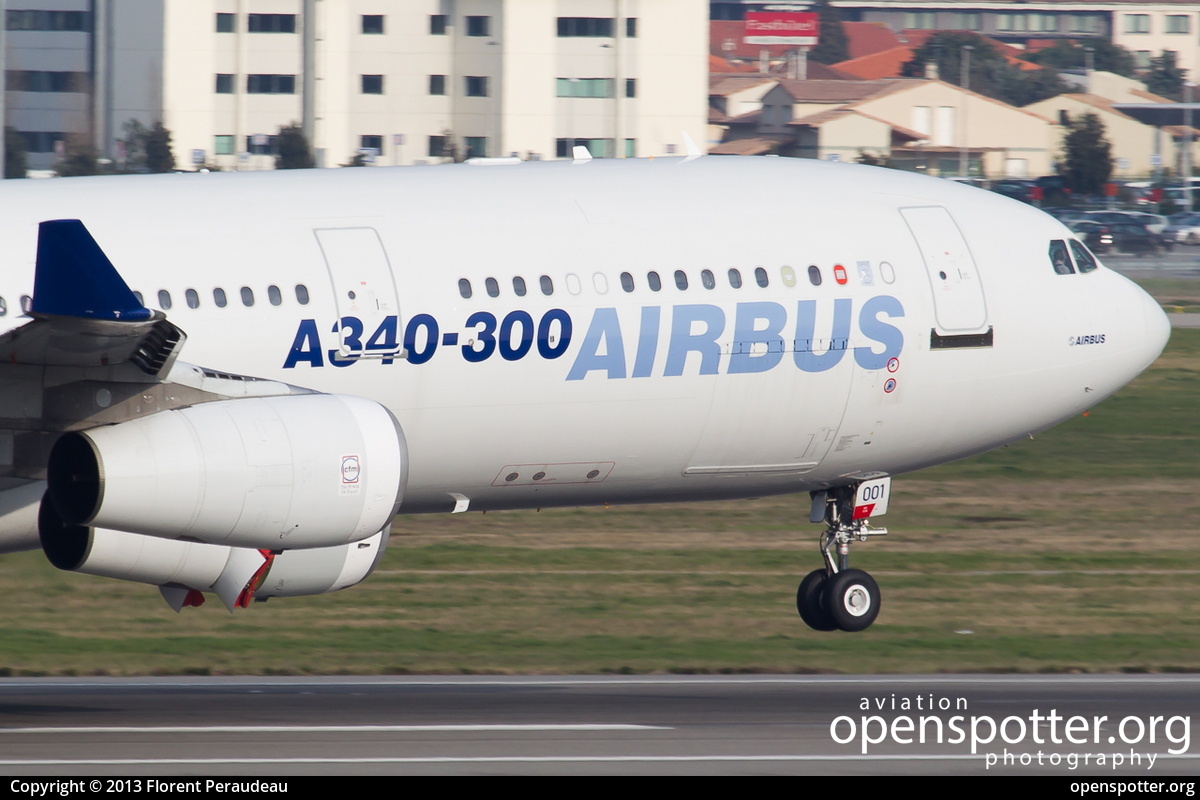 F-WWAI - Airbus Industrie Airbus A340-311 at Toulouse Blagnac International Airport (TLS/LFBO) taken by Florent Peraudeau | openspotter.org | ID: 6417