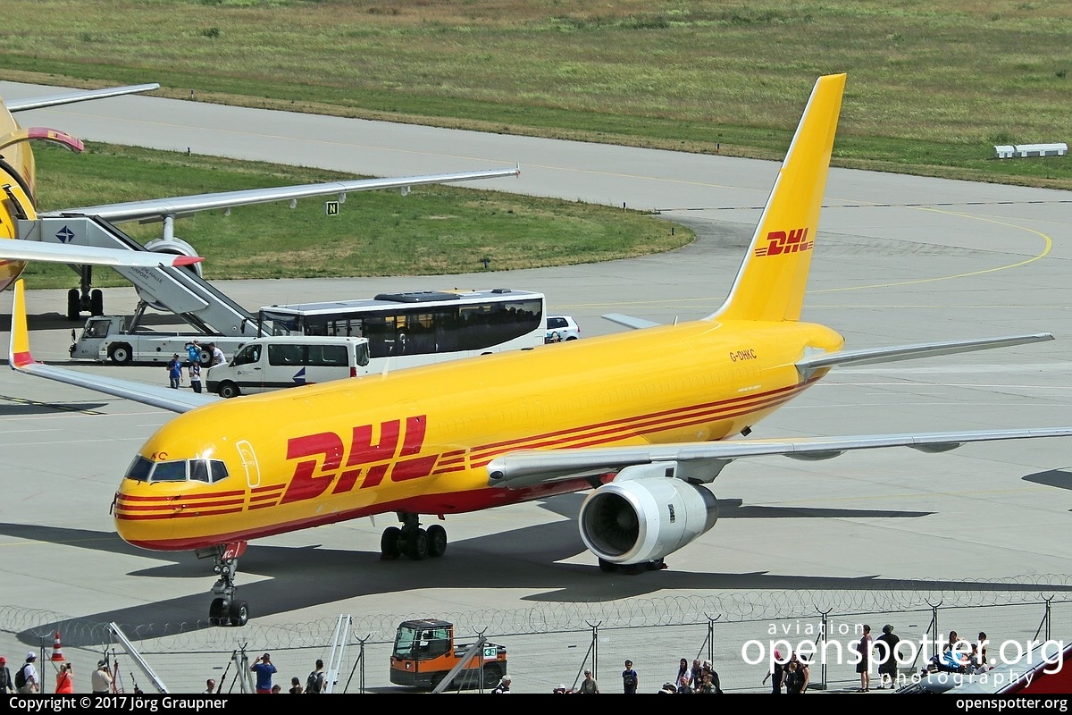 G-DHKC - DHL Air Boeing 757-256PCF at Leipzig/Halle Airport (LEJ/EDDP) taken by Jörg Graupner | openspotter.org | ID: 44705