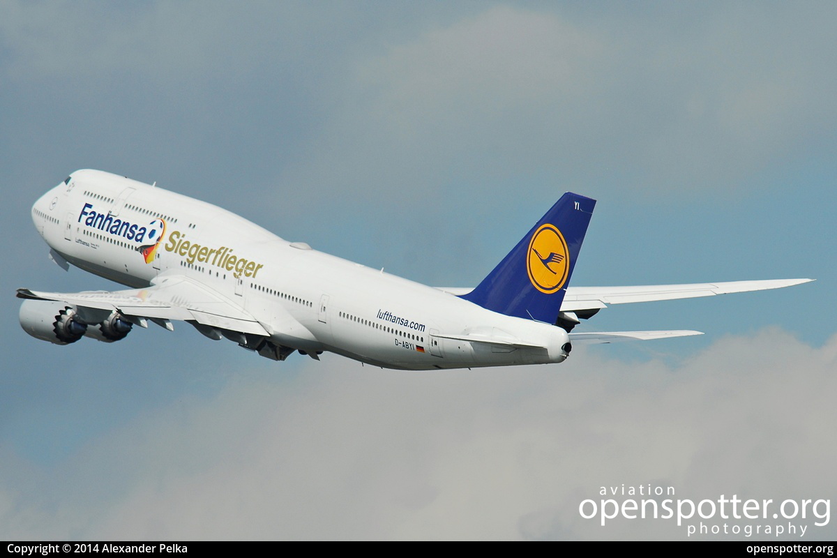 D-ABYI - Lufthansa Boeing 747-830 at Berlin-Tegel Airport (TXL/EDDT) taken by Alexander Pelka | openspotter.org | ID: 17249