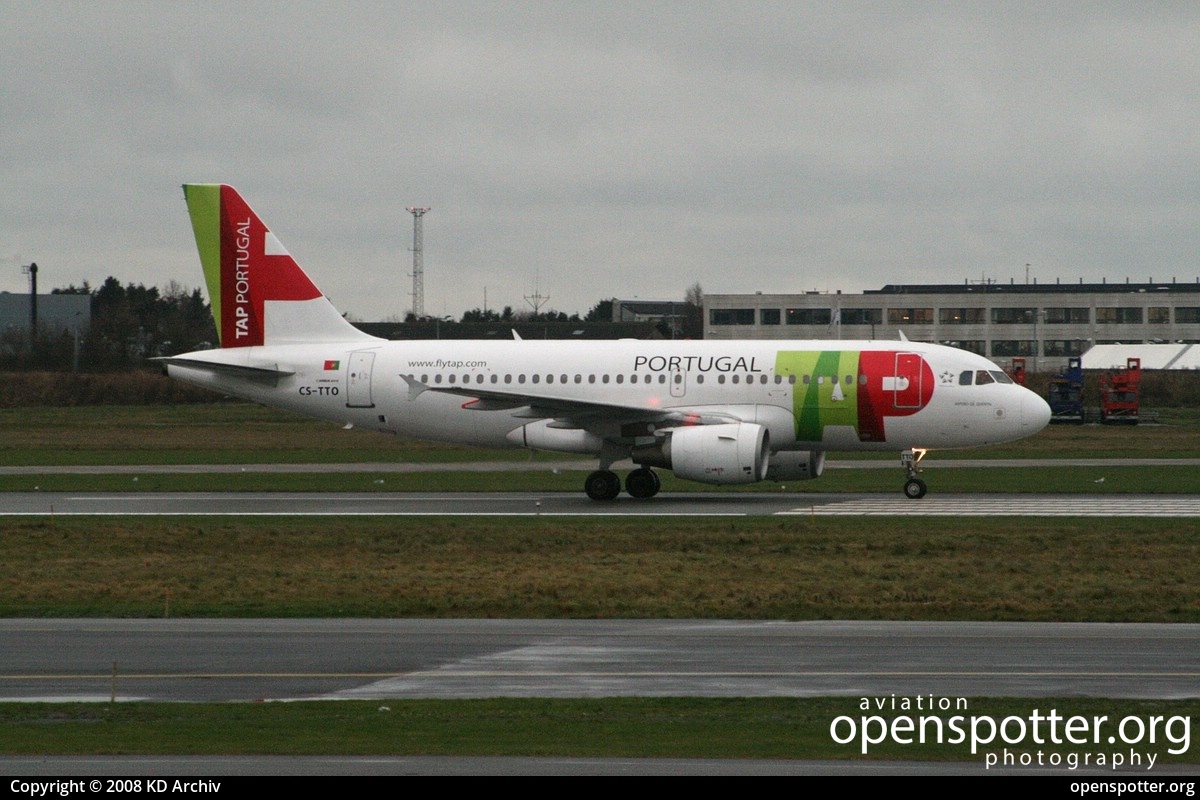 CS-TTO - TAP - Air Portugal Airbus A319-111 at Copenhagen Airport, Kastrup Airport (CPH/EKCH) taken by KD Archiv | openspotter.org | ID: 63140