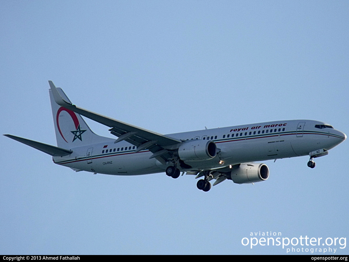 CN-RNZ - Royal Air Maroc Boeing 737-8B6(WL) at Tunis-Carthage International Airport (TUN/DTTA) taken by Ahmed Fathallah | openspotter.org | ID: 6415