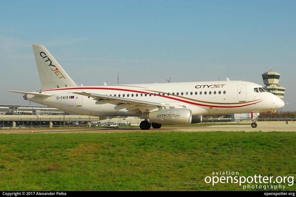 EI-FWC - CityJet Sukhoi Superjet 100-95B at Berlin-Tegel Airport (TXL/EDDT) taken by Alexander Pelka | openspotter.org | ID: 41651