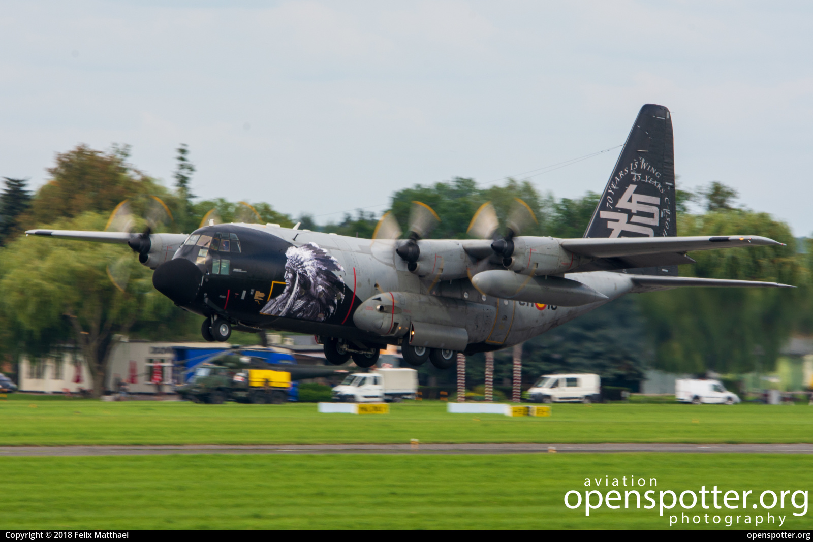 CH-10 - Belgian Air Force Lockheed C-130H  Hercules at Radom-Sadków Airport (RDO/EPRA) taken by Felix Matthaei | openspotter.org | ID: 56845