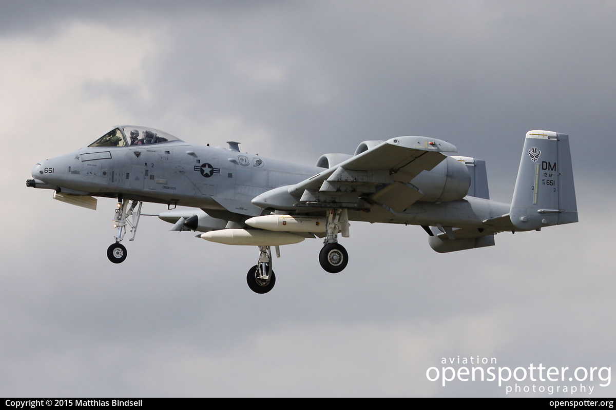 78-0651 - US Airforce (USAF) Fairchild A-10C Thunderbold II at Paris - Le Bourget Airport (LBG/LFPB) taken by Matthias Bindseil | openspotter.org | ID: 29770