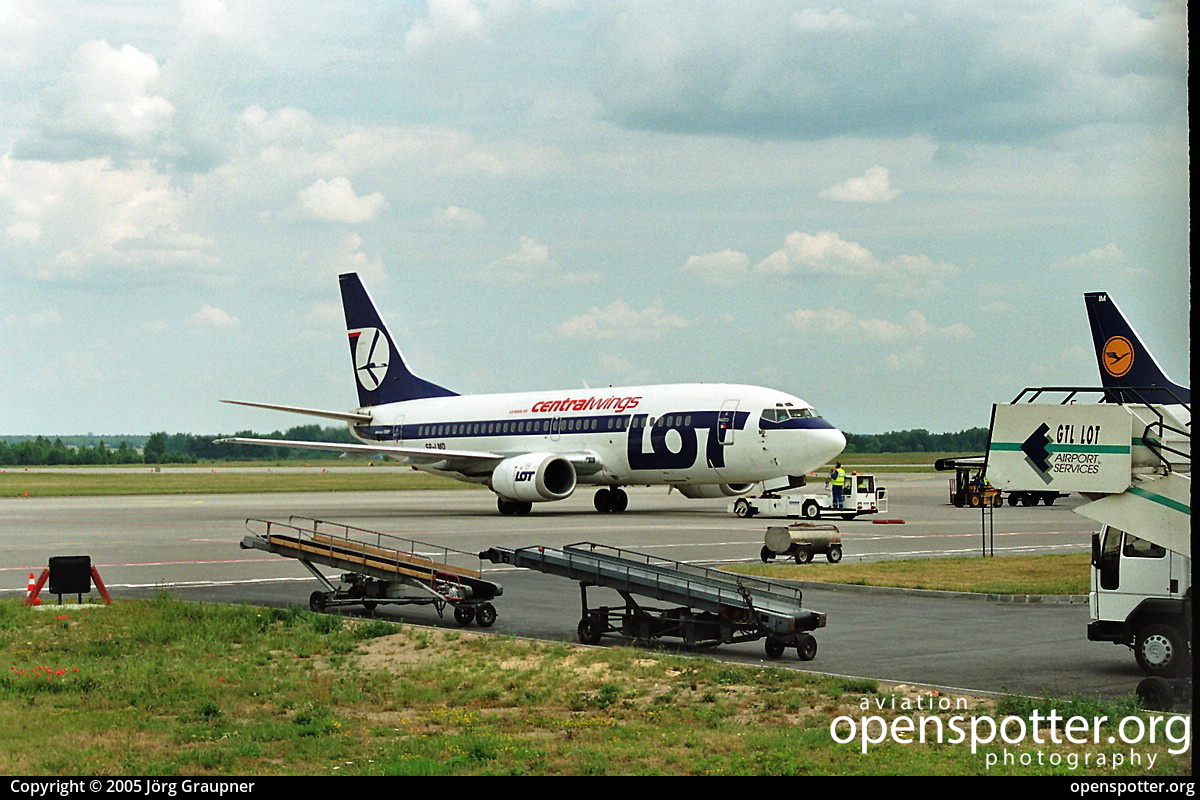 SP-LMD - LOT Polish Airlines Boeing 737-36N at Katowice International Airport (KTW/EPKT) taken by Jörg Graupner | openspotter.org | ID: 7253