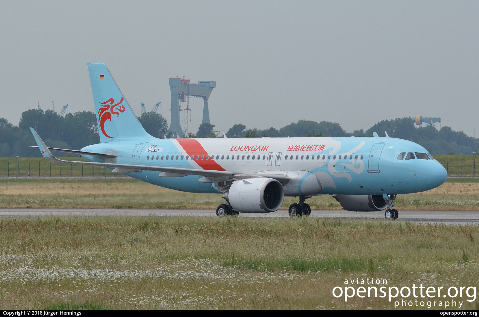 B-1349 - Loong Air Airbus A320-251N(WL) at Hamburg Finkenwerder Airport (XFW/EDHI) taken by Jürgen Hennings | openspotter.org | ID: 54527