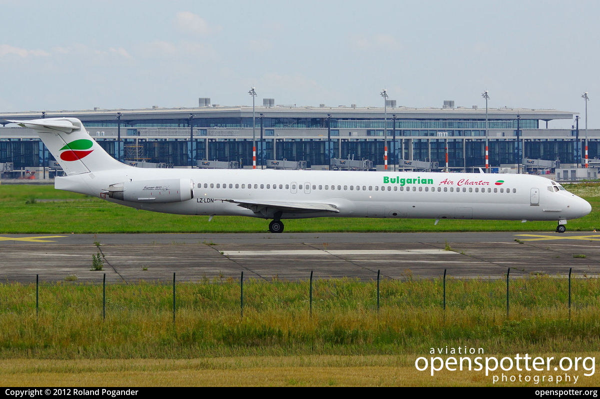 LZ-LDN - Bulgarian Air Charter McDonnell Douglas MD-82 at Berlin-Schönefeld International Airport (SXF/EDDB) taken by Roland Pogander | openspotter.org | ID: 3484