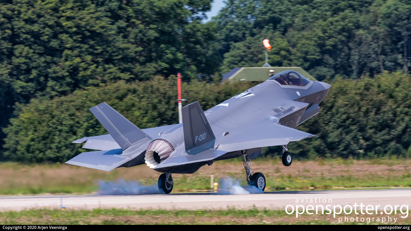 F-010 - Royal Netherlands Air Force Lockheed Martin F-35A Lightning II at Leeuwarden Airport (LWR/EHLW) taken by Arjen Veeninga | openspotter.org | ID: 69184