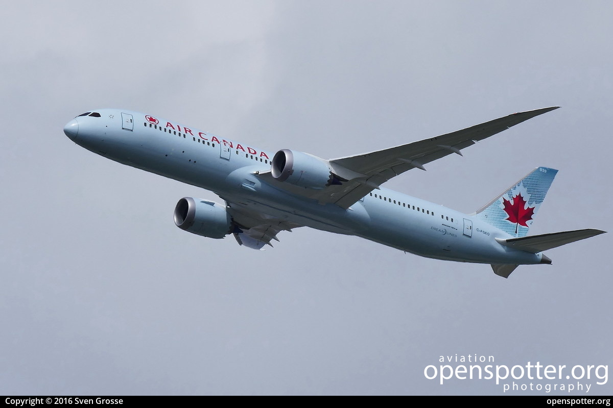 C-FGEO - Air Canada Boeing 787-9 Dreamliner at Frankfurt International Airport (FRA/EDDF) taken by Sven Grosse | openspotter.org | ID: 29004