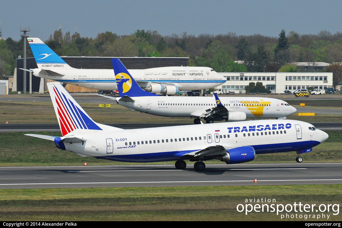 EI-DDY - Transaero Airlines Boeing 737-4Y0 at Berlin-Tegel Airport (TXL/EDDT) taken by Alexander Pelka | openspotter.org | ID: 15372