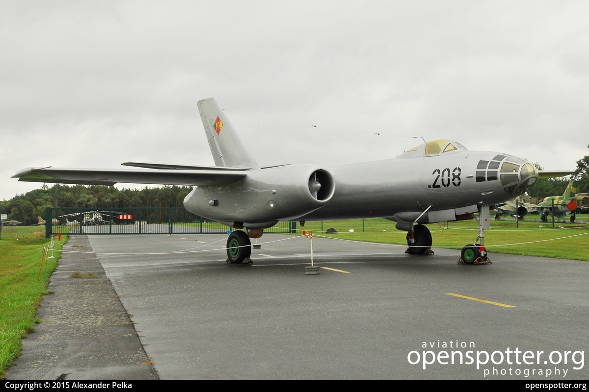 208 - Luftstreitkräfte der DDR (East German Air Force) Ilyushin Il-28 at RAF Gatow (GWW/EDBG) taken by Alexander Pelka | openspotter.org | ID: 25184
