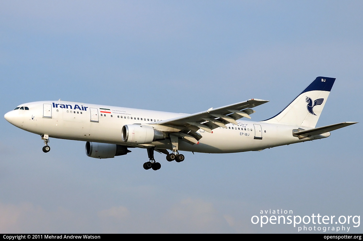 EP-IBJ - Iran Air Airbus A300B4-2C(SCD) at Mehrabad International Airport (THR/OIII) taken by Mehrad Andrew Watson | openspotter.org | ID: 4598