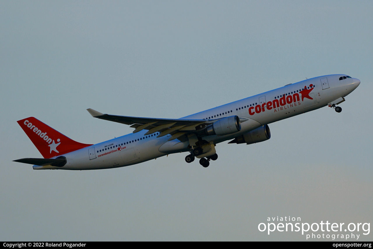 9H-LEON - Corendon Airlines Airbus A330-302 at Berlin-Brandenburg (BER/EDDB) taken by Roland Pogander | openspotter.org | ID: 79126