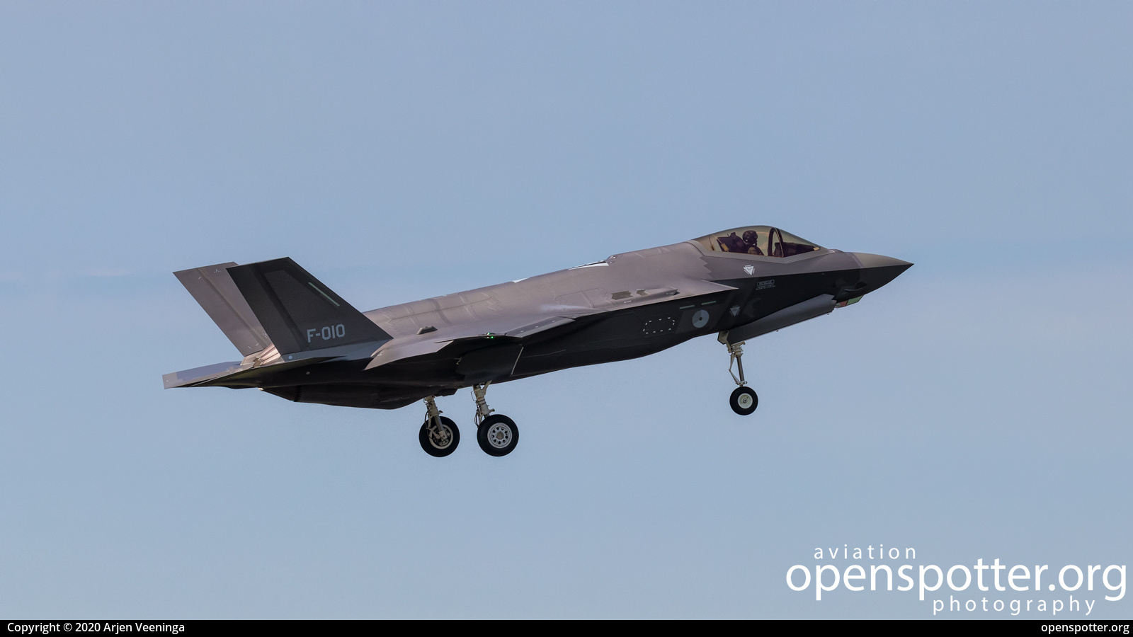 F-010 - Royal Netherlands Air Force Lockheed Martin F-35A Lightning II at Leeuwarden Airport (LWR/EHLW) taken by Arjen Veeninga | openspotter.org | ID: 69192