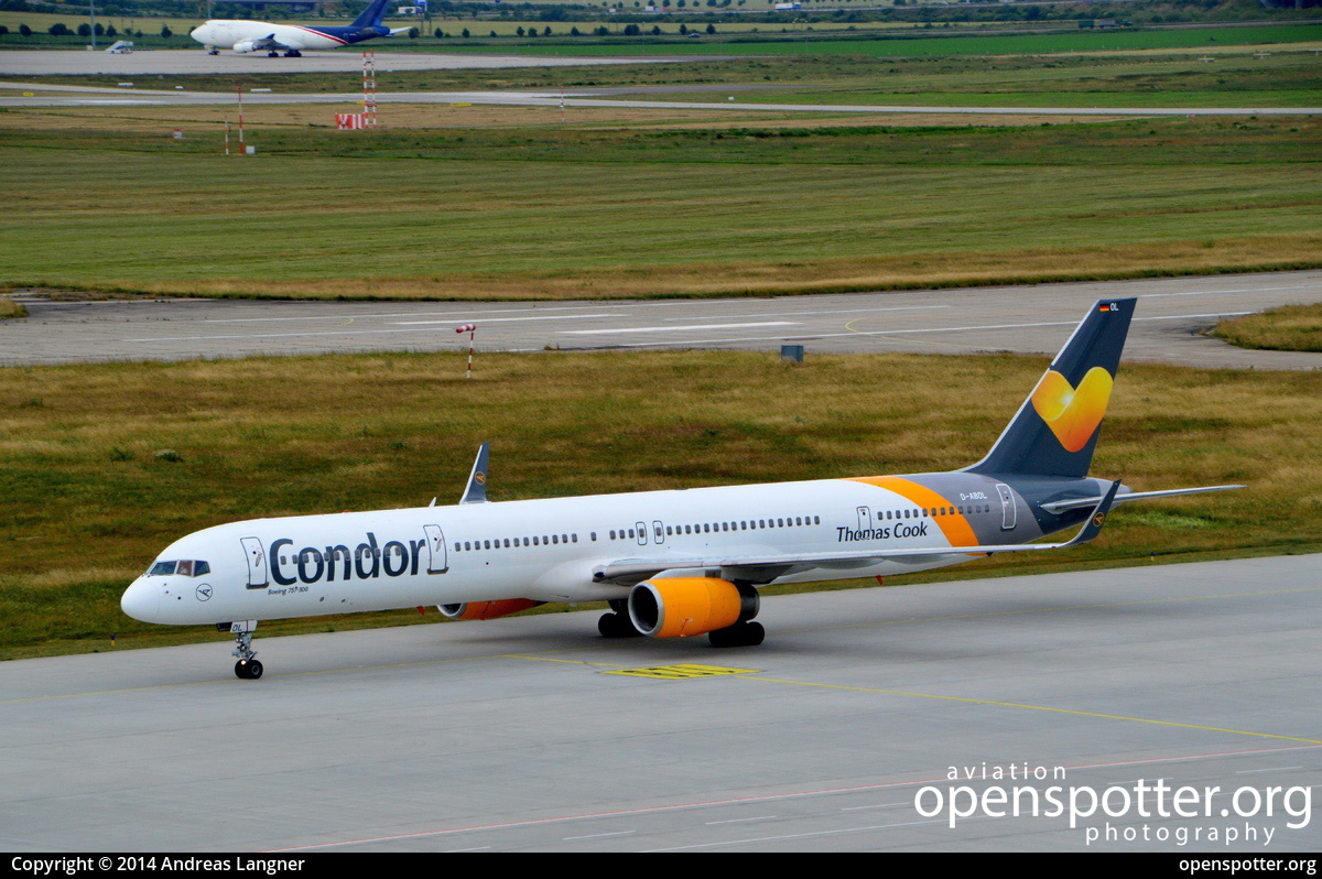 D-ABOL - Condor Boeing 757-330 at Leipzig/Halle Airport (LEJ/EDDP) taken by Andreas Langner | openspotter.org | ID: 16781