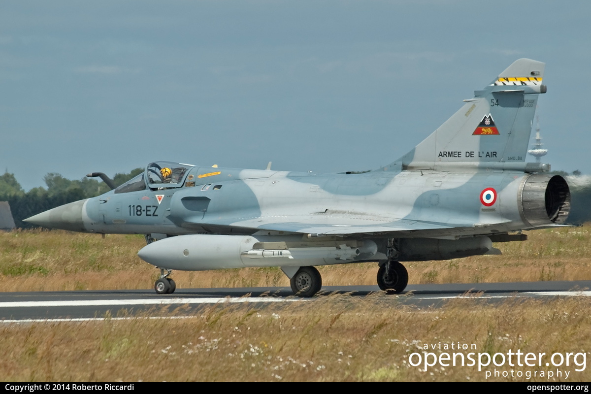 54 - France Air Force (Armée de l'Air) Dassault Mirage 2000-5F at Fliegerhorst Schleswig-Jagel (WBG/ETNS) taken by Roberto Riccardi | openspotter.org | ID: 41383