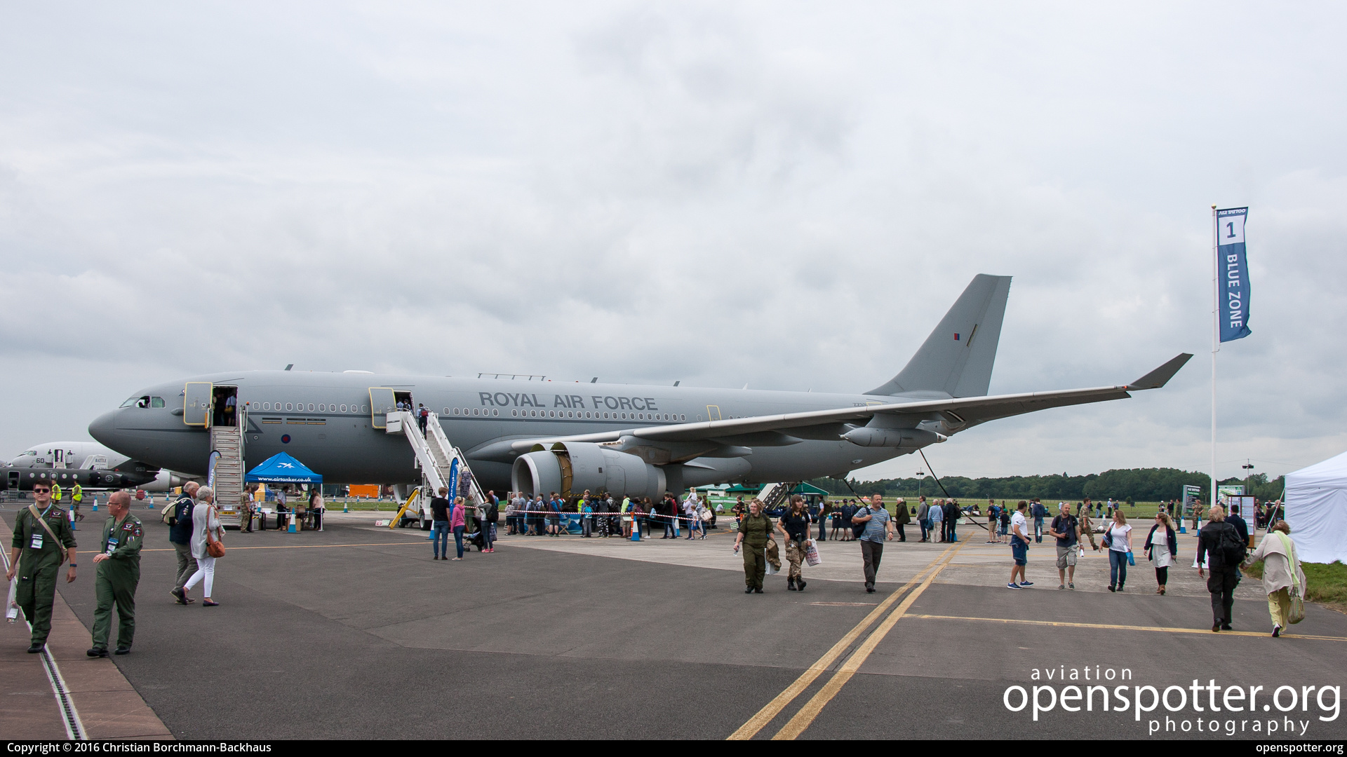 ZZ337 - Royal Air Force Airbus A330 Voyager KC3 (A330-243MRTT) at RAF Fairford (FFD/EGVA) taken by Christian Borchmann-Backhaus | openspotter.org | ID: 51052