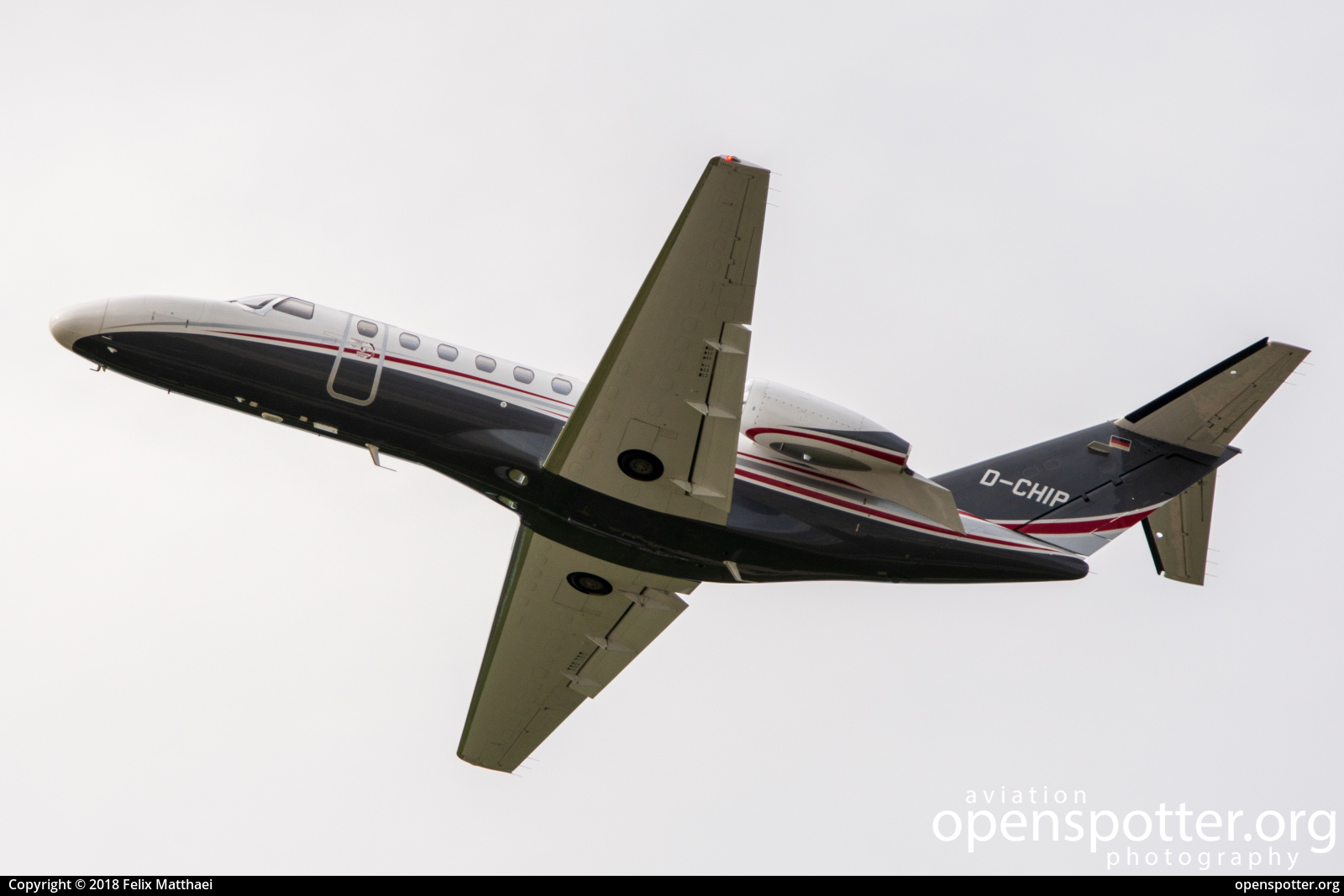 D-CHIP - Comfort Air GmbH & Co. KG Cessna 525B Citation CJ3 at Düsseldorf International Airport (DUS/EDDL) taken by Felix Matthaei | openspotter.org | ID: 58797