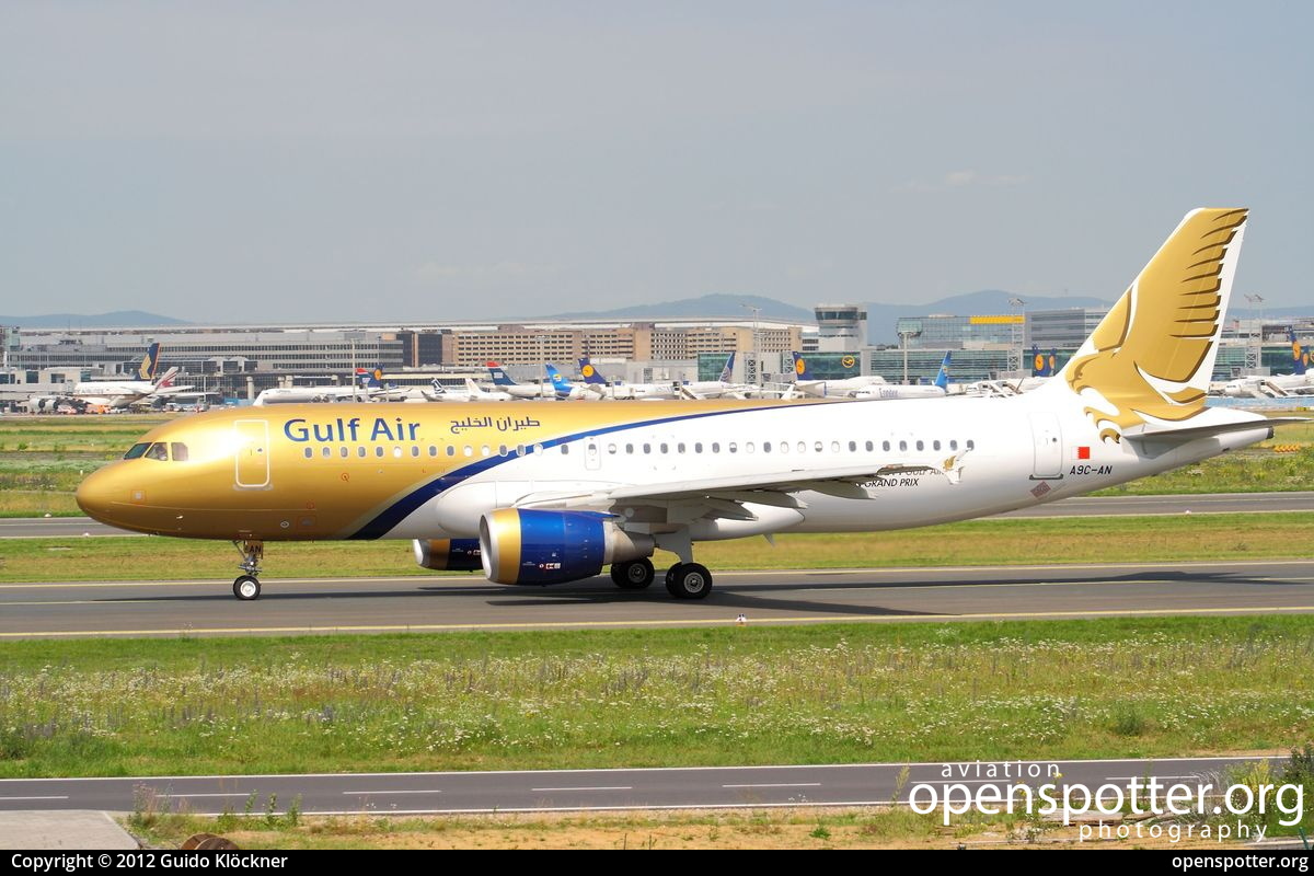 A9C-AN - Gulf Air Airbus A320-214 at Frankfurt International Airport (FRA/EDDF) taken by Guido Klöckner | openspotter.org | ID: 3371