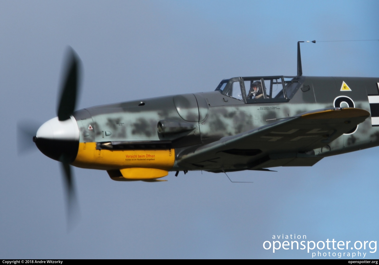 D-FMGS - Private / Untitled Messerschmitt Bf-109 G6 at Heringsdorf Airport (HDF/EDAH) taken by Andre Witzorky | openspotter.org | ID: 58820