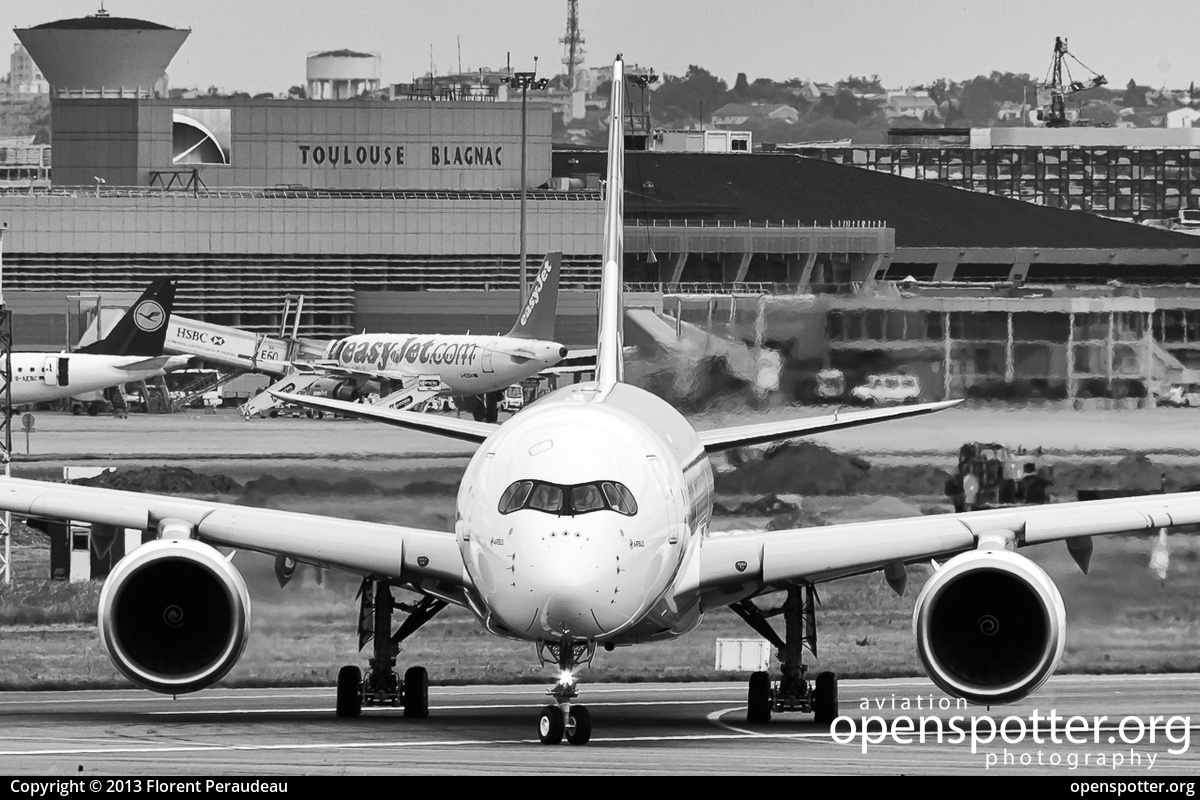 F-WXWB - Airbus Industrie Airbus A350-941 at Toulouse Blagnac International Airport (TLS/LFBO) taken by Florent Peraudeau | openspotter.org | ID: 7404