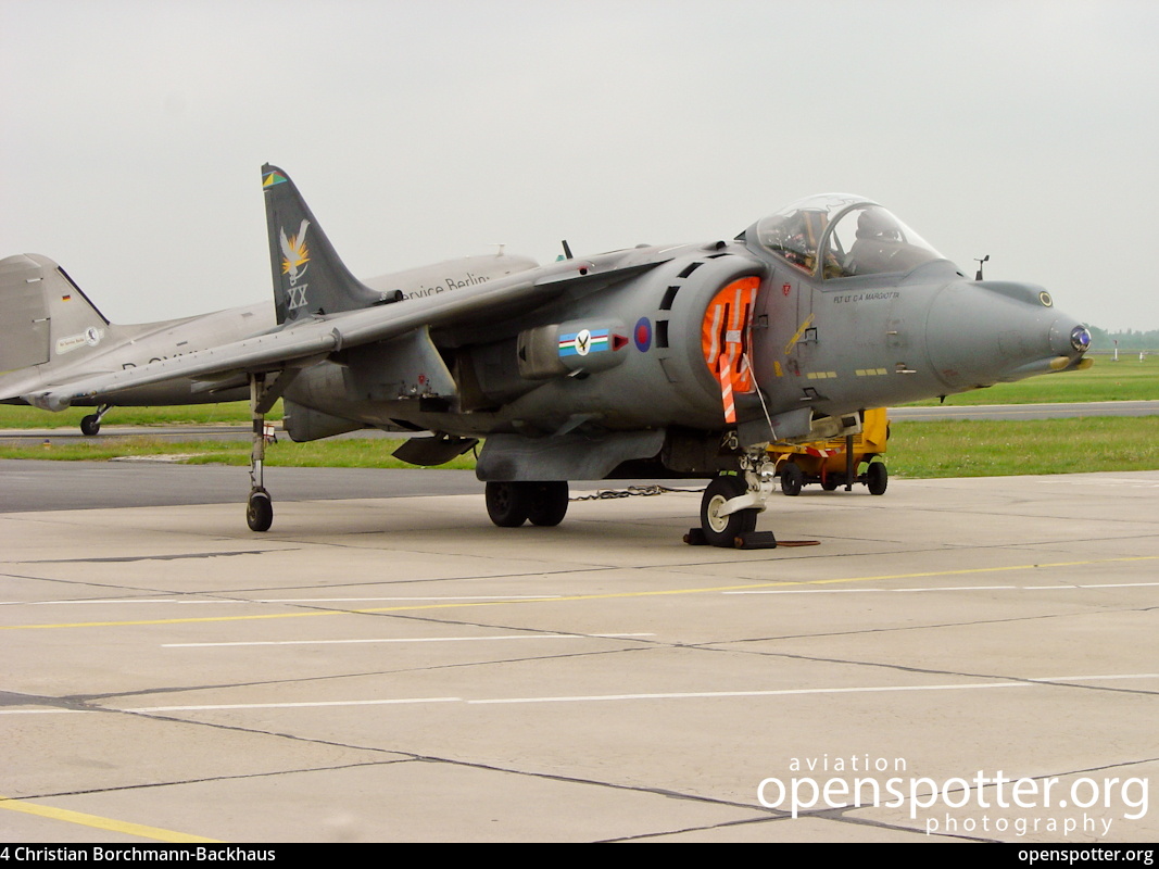 ZD354 - Royal Air Force BAe Harrier GR7 at Berlin-Schönefeld International Airport (SXF/EDDB) taken by Christian Borchmann-Backhaus | openspotter.org | ID: 276