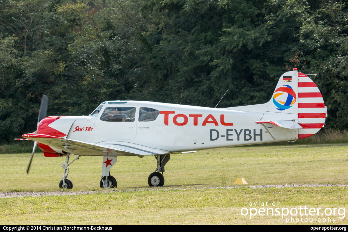 D-EYBH - Private / Untitled Yakovlev Yak-18T at Flugplatz Bienenfarm (EDOI) taken by Christian Borchmann-Backhaus | openspotter.org | ID: 17055