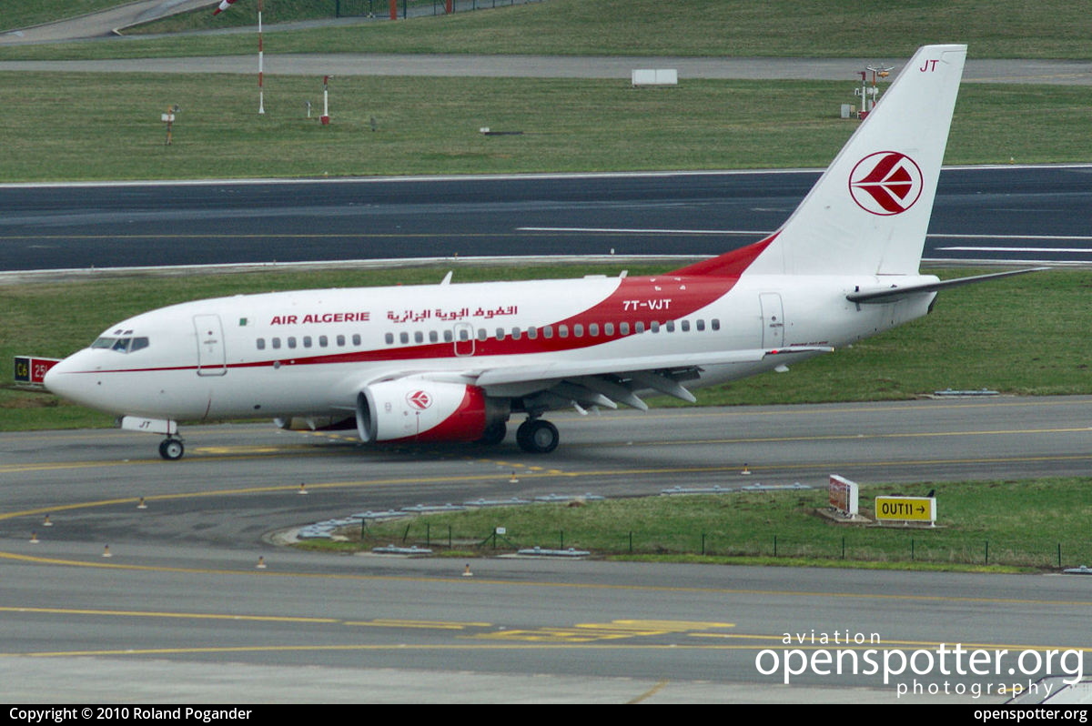 7T-VJT - Air Algérie Boeing 737-6D6 at Brussels Airport (Zaventem Airport) (BRU/EBBR) taken by Roland Pogander | openspotter.org | ID: 3303