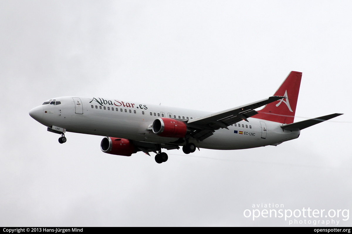 EC-LNC - Alba Star Boeing 737-4K5 at Berlin-Tegel Airport (TXL/EDDT) taken by Hans-Jürgen Mind | openspotter.org | ID: 8823