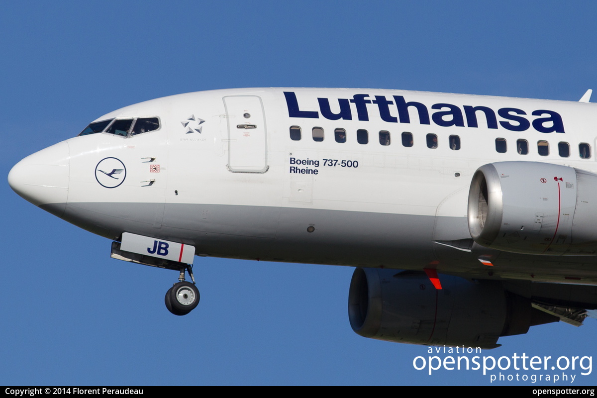 D-ABJB - Lufthansa Boeing 737-530 at Toulouse Blagnac International Airport (TLS/LFBO) taken by Florent Peraudeau | openspotter.org | ID: 15848