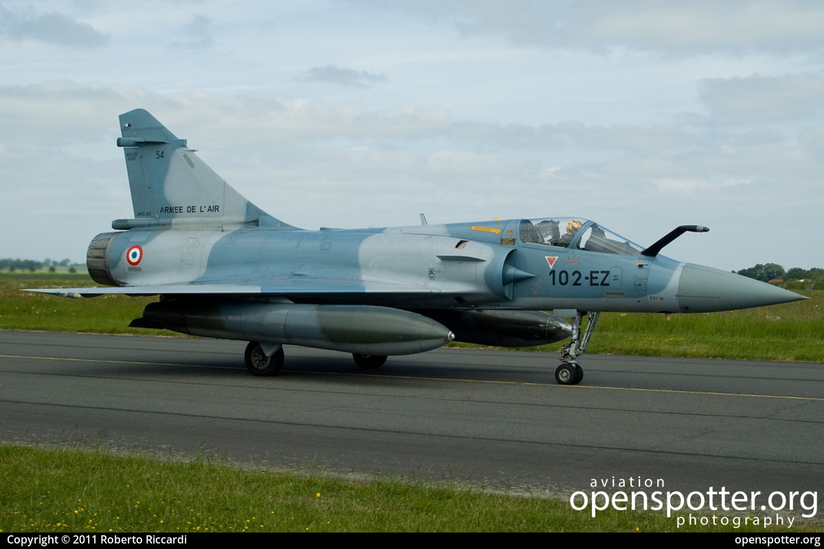 102-EZ - France Air Force (Armée de l'Air) Dassault Mirage 2000-5F at Cambrai – Épinoy Air Base (XCB/LFQI) taken by Roberto Riccardi | openspotter.org | ID: 6914