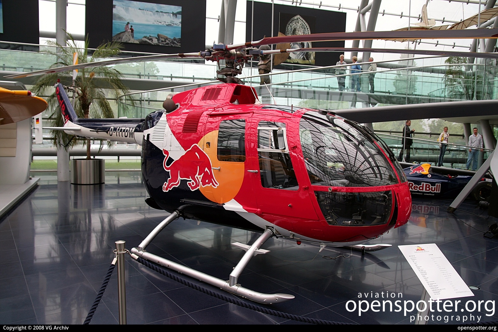 D-HTDM - Red Bull - The Flying Bulls Eurocopter (MBB) BO105CB at Salzburg Airport (SZG/LOWS) taken by VG Archiv | openspotter.org | ID: 71469