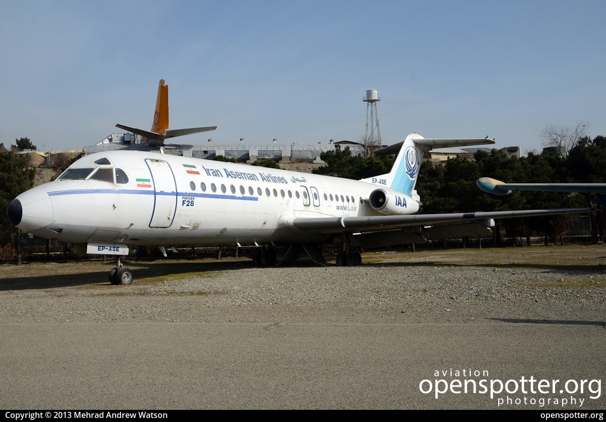 EP-ASE - Iran Aseman Airlines Fokker F28-4000 Fellowship at Mehrabad International Airport (THR/OIII) taken by Mehrad Andrew Watson | openspotter.org | ID: 6470
