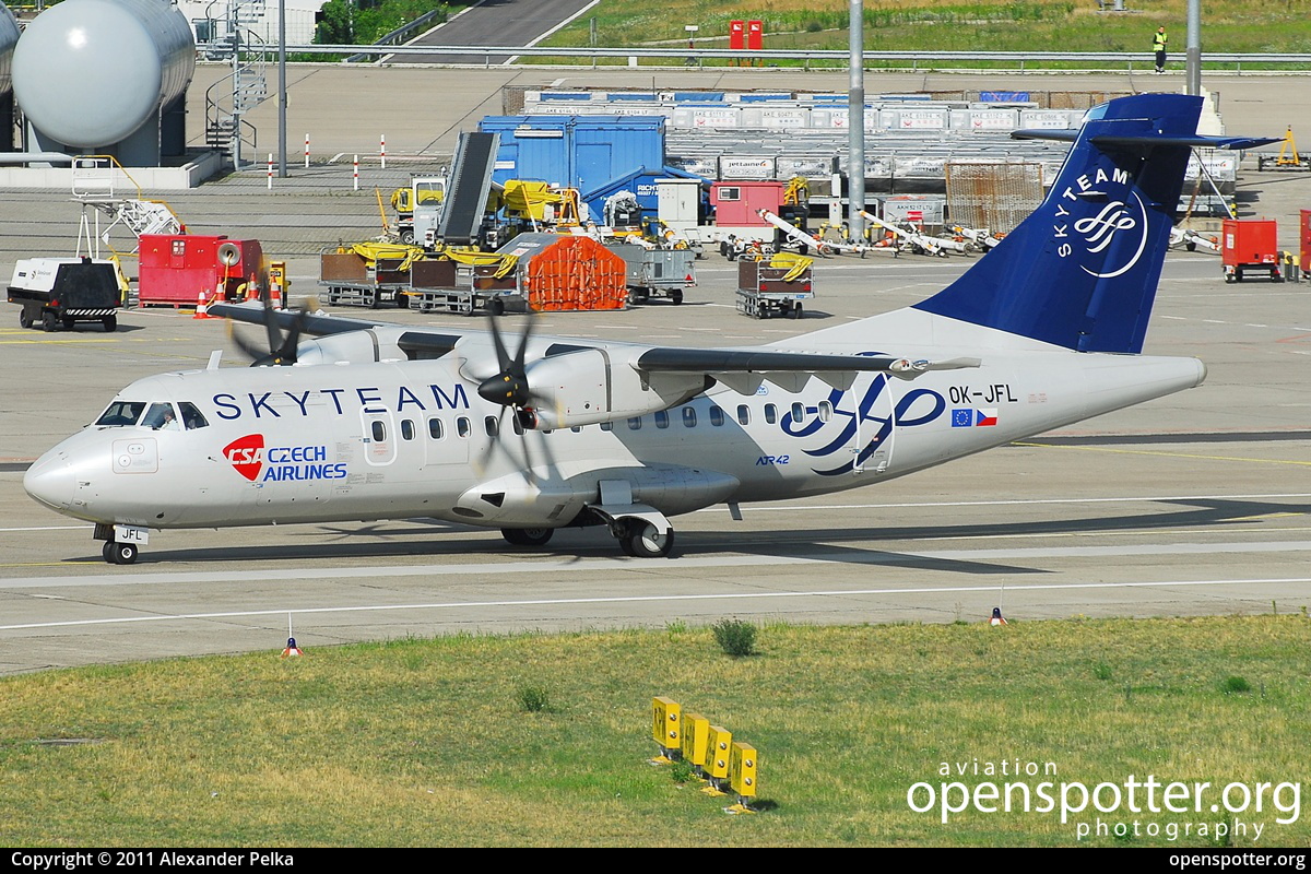 OK-JFL - Czech Airlines ATR 42-500 at Berlin-Tegel Airport (TXL/EDDT) taken by Alexander Pelka | openspotter.org | ID: 11299