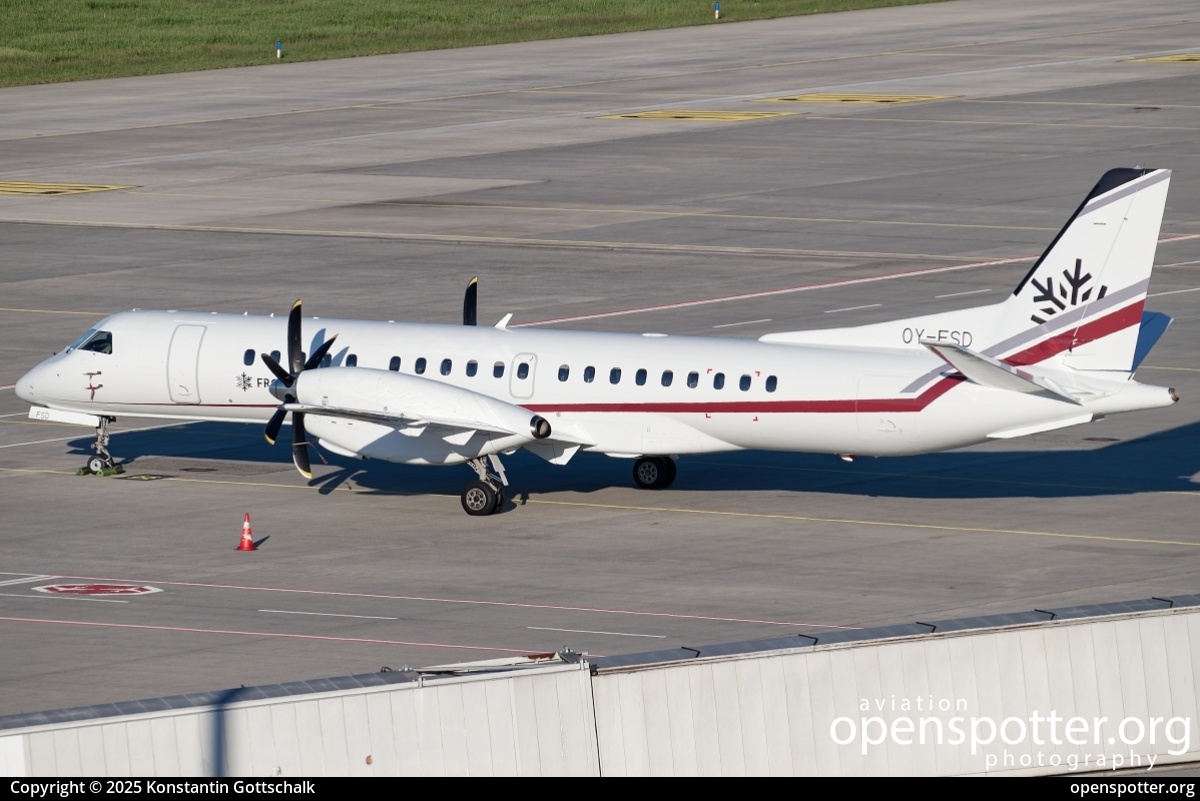 OY-FSD - Frost Saab 2000 at Leipzig/Halle Airport (LEJ/EDDP) taken by Konstantin Gottschalk | openspotter.org | ID: 89975