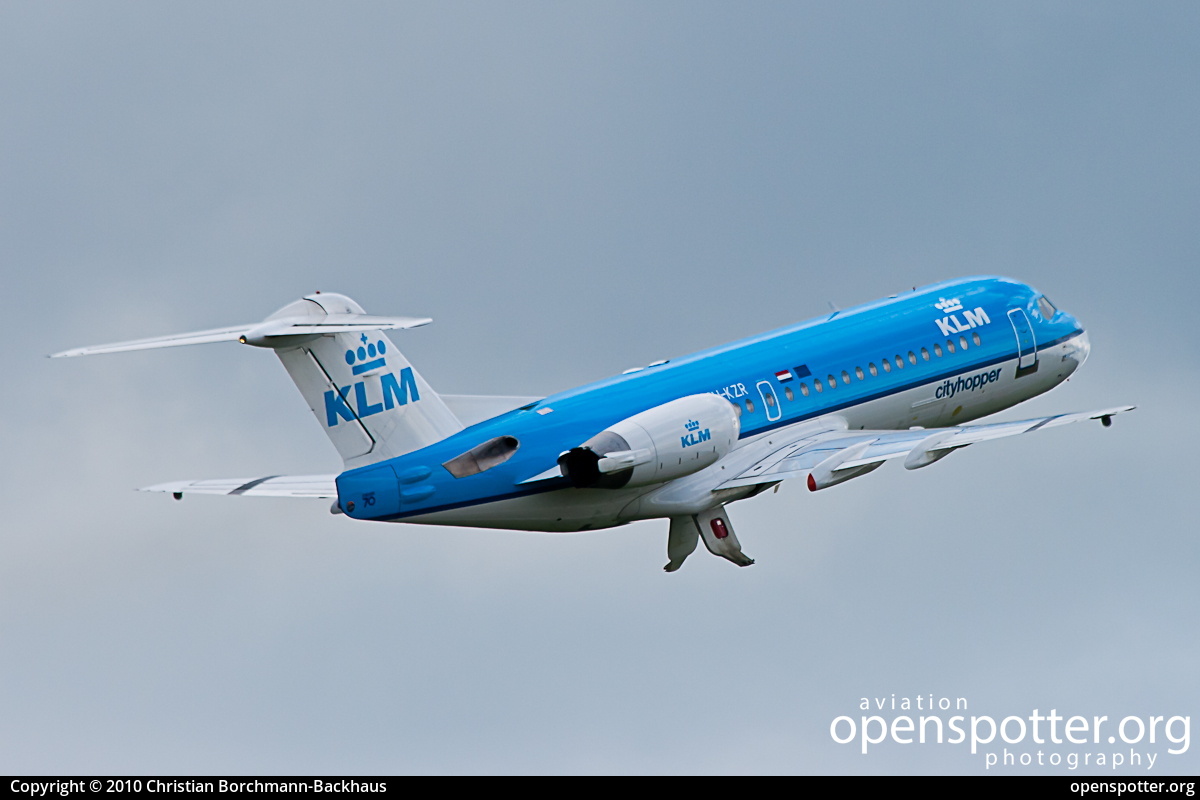 PH-KZR - KLM Cityhopper Fokker F70 at Hamburg Airport (Fuhlsbüttel Airport) (HAM/EDDH) taken by Christian Borchmann-Backhaus | openspotter.org | ID: 35