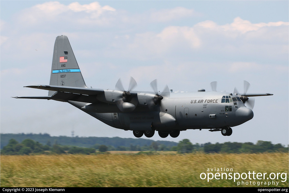 91-1237 - US Airforce (USAF) Lockheed C-130H  Hercules at Saarbrücken Airport (SCN/EDDR) taken by Joseph Klemann | openspotter.org | ID: 86777