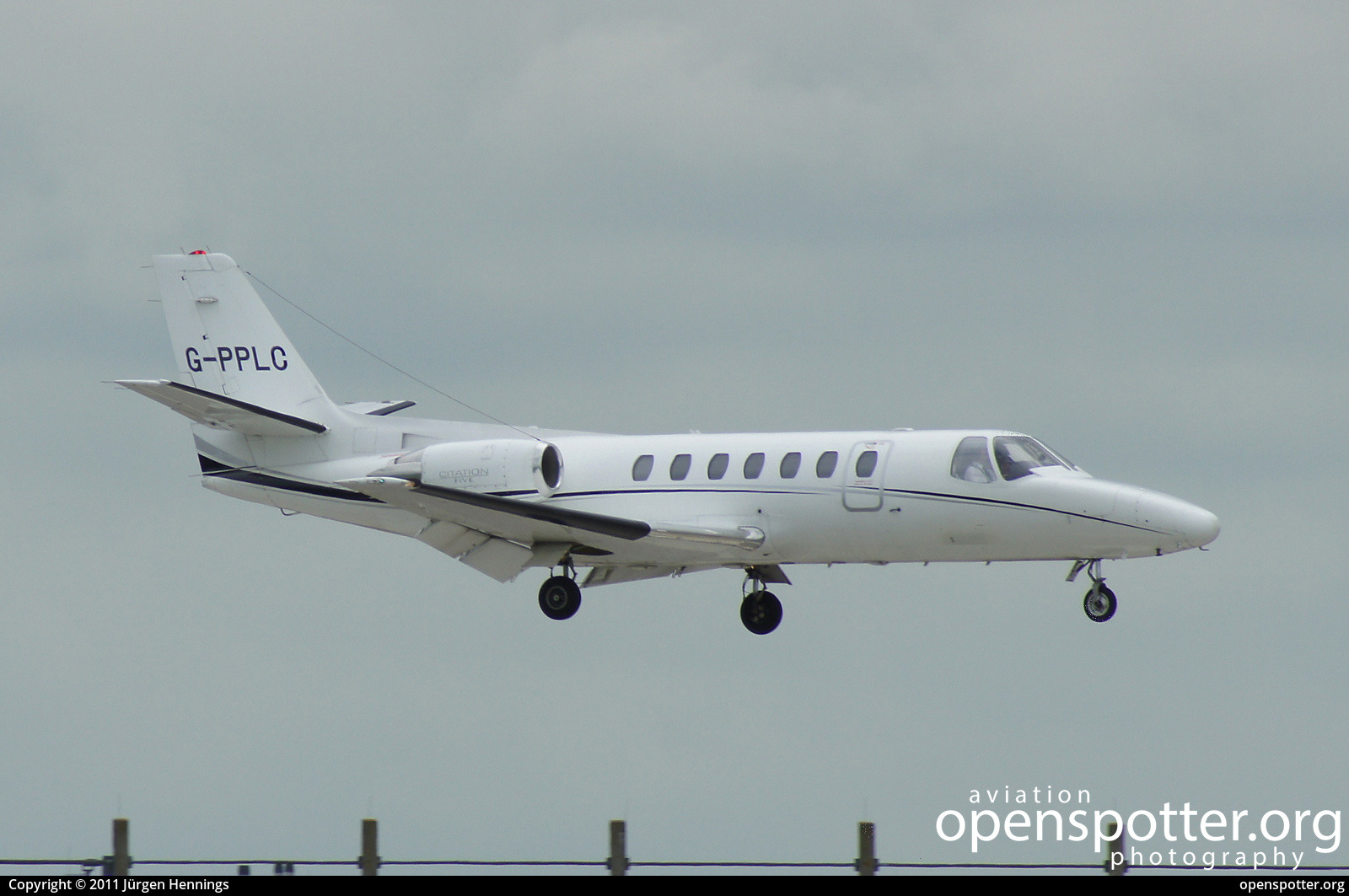 G-PPLC - Private / Untitled Cessna 560 Citation V at Schiphol Airport (AMS/EHAM) taken by Jürgen Hennings | openspotter.org | ID: 43455