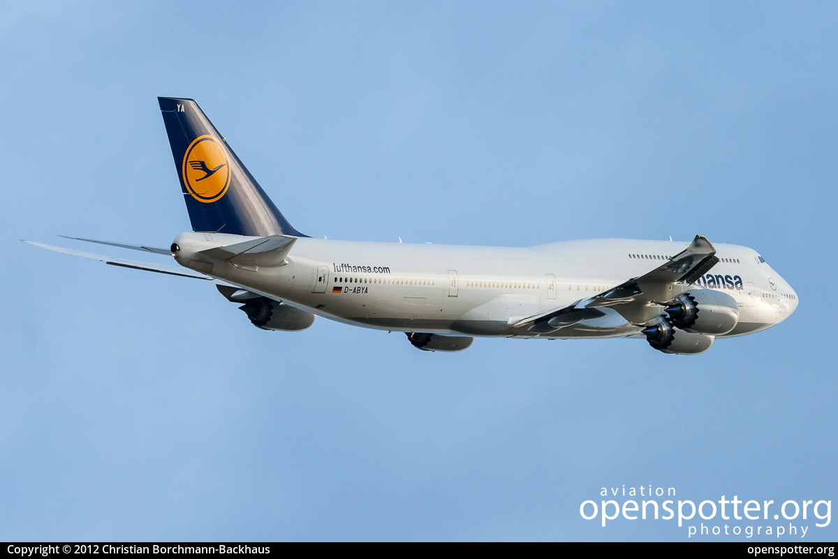 D-ABYA - Lufthansa Boeing 747-830 at Berlin-Schönefeld International Airport (SXF/EDDB) taken by Christian Borchmann-Backhaus | openspotter.org | ID: 4186