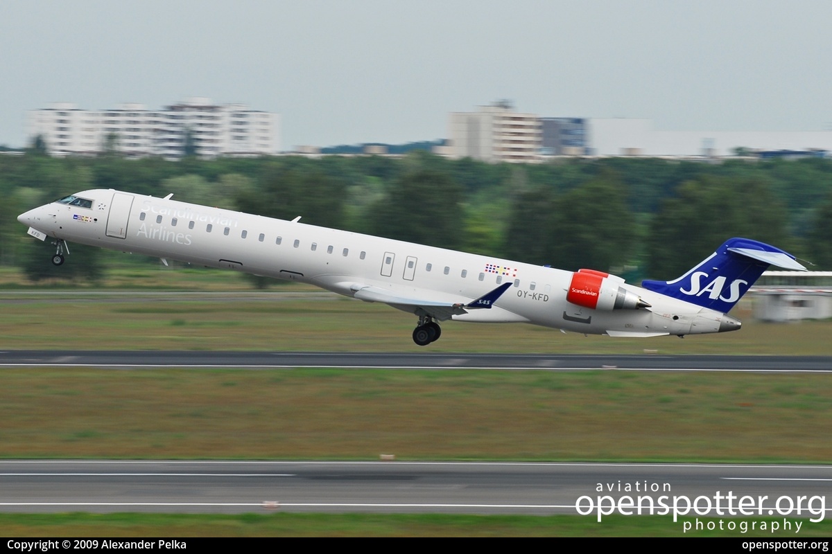 OY-KFD - Scandinavian Airlines Canadair CL-600-2D24 Regional Jet CRJ-900ER at Berlin-Tegel Airport (TXL/EDDT) taken by Alexander Pelka | openspotter.org | ID: 39059