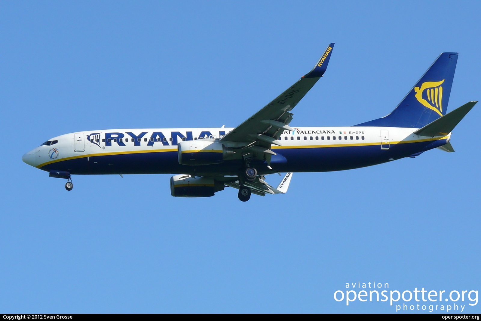 EI-DPS - Ryanair Boeing 737-8AS(WL) at Berlin-Schönefeld International Airport (SXF/EDDB) taken by Sven Grosse | openspotter.org | ID: 40508