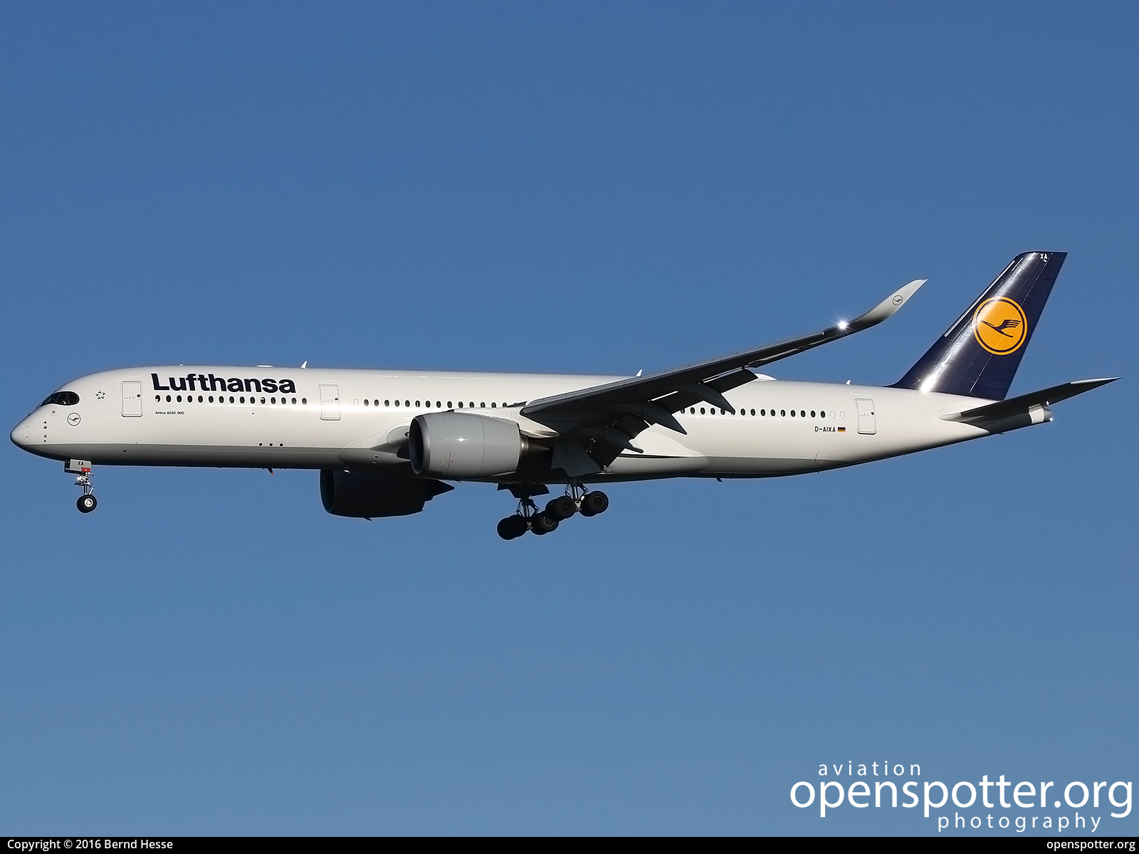 D-AIXA - Lufthansa Airbus A350-941 at Leipzig/Halle Airport (LEJ/EDDP) taken by Bernd Hesse | openspotter.org | ID: 39870