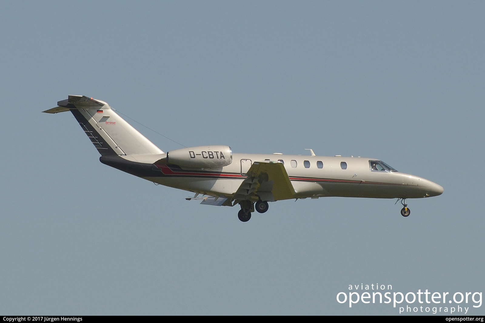 D-CBTA - Private / Untitled Cessna 525C Citation CJ4 at Berlin-Schönefeld International Airport (SXF/EDDB) taken by Jürgen Hennings | openspotter.org | ID: 44668