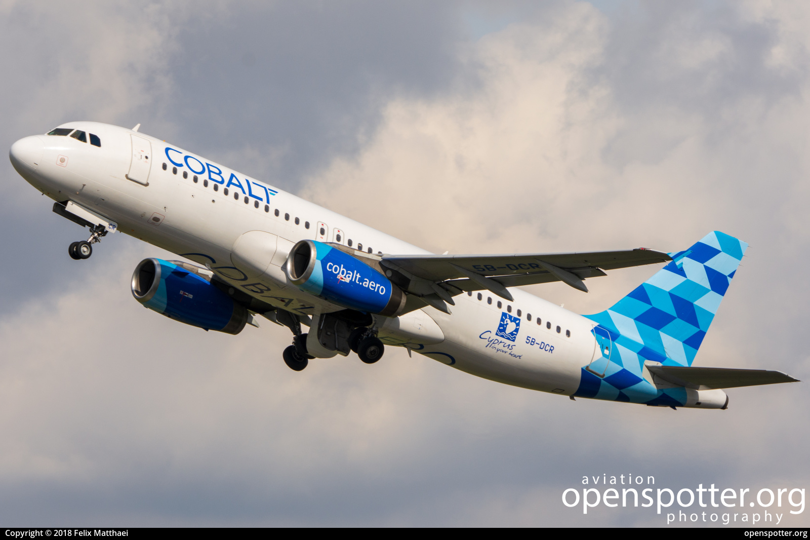 5B-DCR - Cobalt Air Airbus A320-232 at Düsseldorf International Airport (DUS/EDDL) taken by Felix Matthaei | openspotter.org | ID: 56741