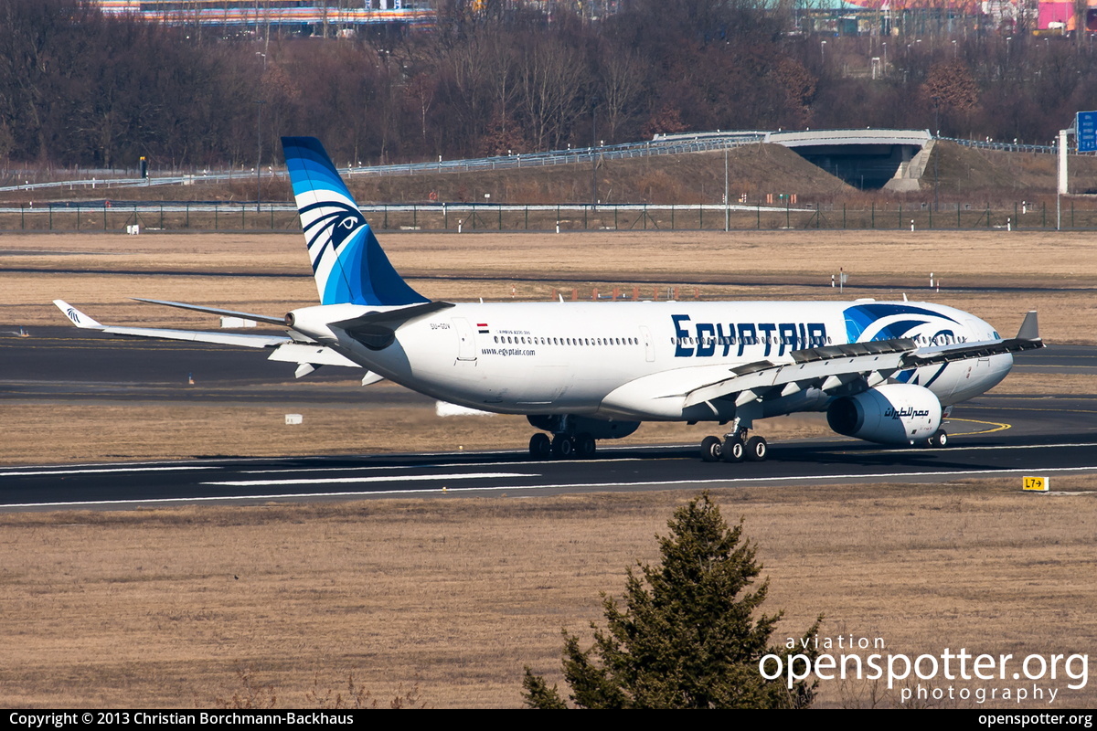 SU-GDV - Egyptair Airbus A330-343X at Berlin-Schönefeld International Airport (SXF/EDDB) taken by Christian Borchmann-Backhaus | openspotter.org | ID: 6570