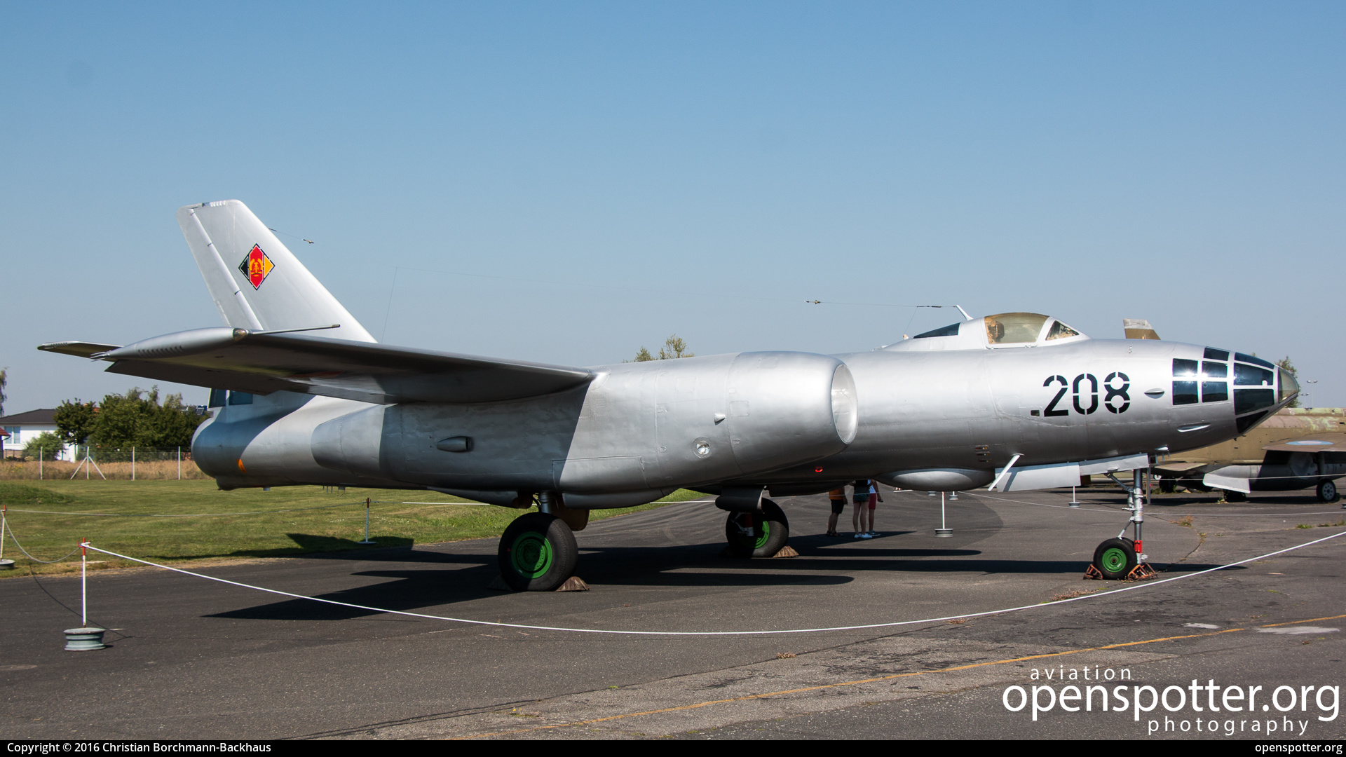 208 - Luftstreitkräfte der DDR (East German Air Force) Ilyushin Il-28 at RAF Gatow (GWW/EDBG) taken by Christian Borchmann-Backhaus | openspotter.org | ID: 43949