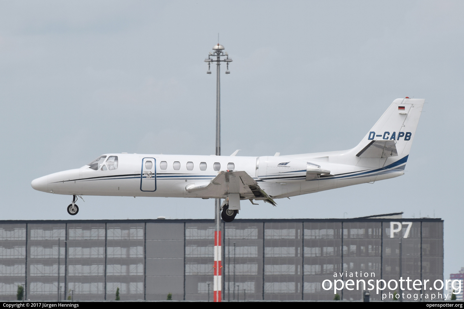 D-CAPB - Aerowest Cessna 560 Citation Encore+ at Berlin-Schönefeld International Airport (SXF/EDDB) taken by Jürgen Hennings | openspotter.org | ID: 44828